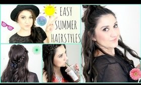 Easy Summer or Back To School Hairstyles