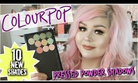 Colourpop Pressed Powder Shadows | 10 New Shades