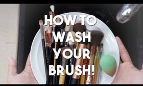 How To Deep Clean Your Brushes! | 3 Methods