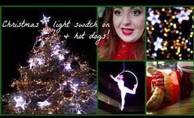 CHRISTMAS LIGHTS SWITCH ON & HOT DOGS | VLOG | BeautyFixxation