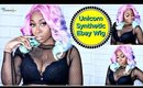 Ebay UNICORN Synthetic Wig 🦄 Unboxing & Try -On ☆ SamoreloveTV 🕊🔥