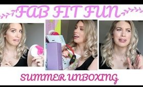 FAB FIT FUN SUMMER BOX REVIEW & UNBOXING | FOREO, TARTE,COOLA ++ SO MUCH MORE!