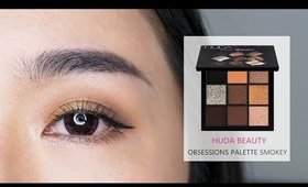 眼妝+心得║厭世的冷色調妝容 HUDA BEAUTY  OBSESSIONS PALETTE SMOKEY