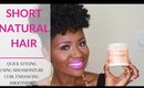Tapered Cut Short Hair Quick Styling Shea Moisture Curl Enhancing Smoothie
