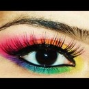 rainbow in my eye:D