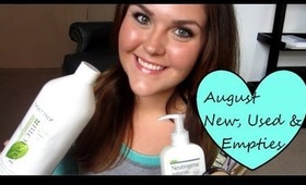 August New, Used and Empties! Rimmel, Neutrogena, Perfume and MORE!