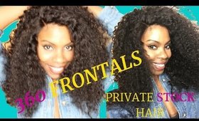 How to Install 360 Frontal by a REAL Stylist- Private Stock Hair