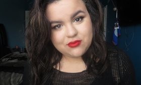 Classic Red lip and Winged Liner Tutorial