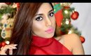 Holiday glam makeup tutorial for brown skin.