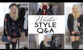 WINTER STYLE Q&A + OUTFIT IDEAS | COLD WEATHER OUTFITS