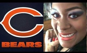 NFL Chicago Bears Makeup Look