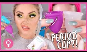 I TRIED REUSABLE PERIOD CUPS! 👿💦 My Honest Experience!