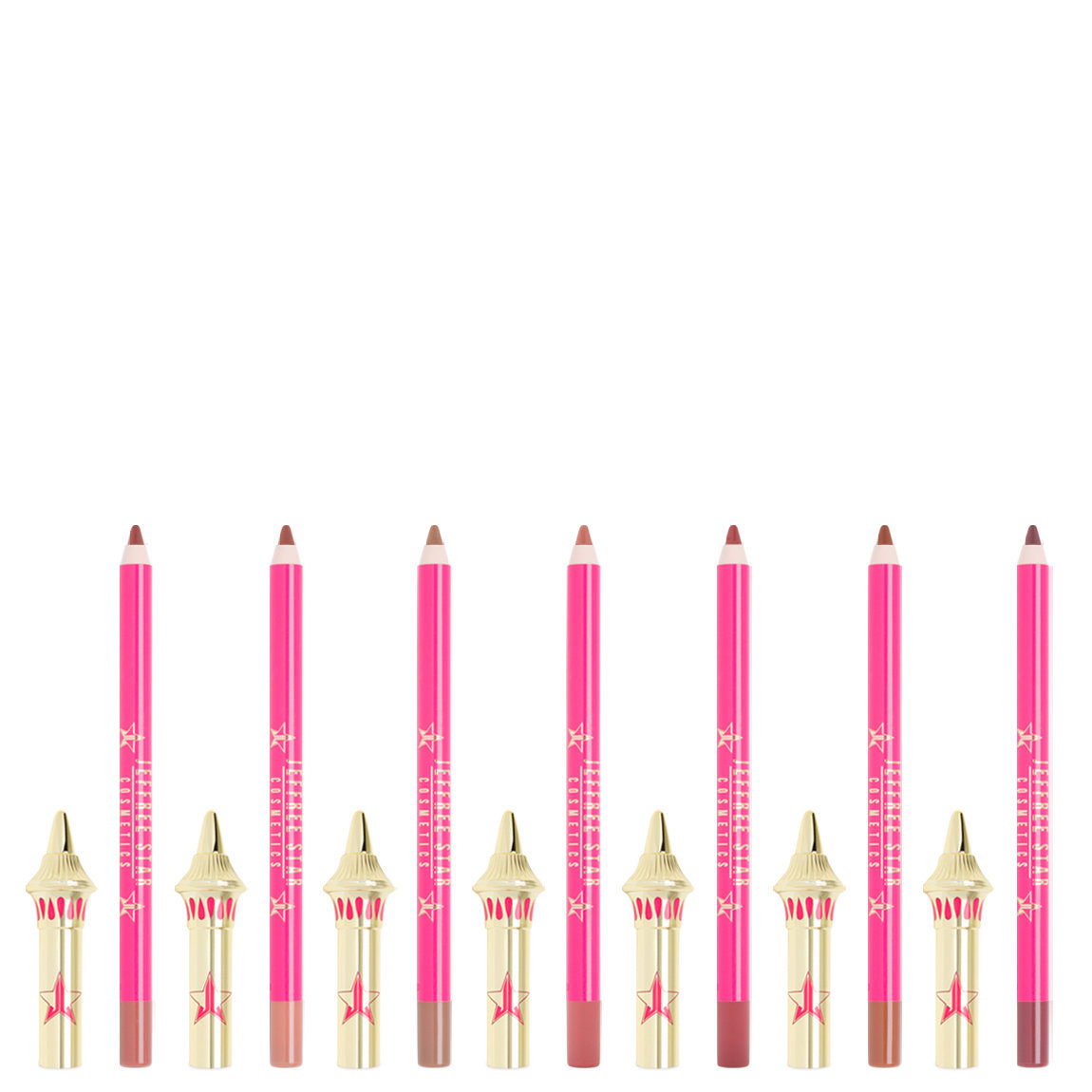 Jeffree Star Cosmetics Velour Lip Liners: Nudes alternative view 1 - product swatch.