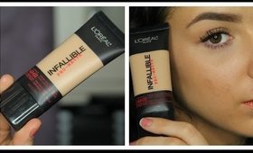 L'Oreal Infallible Pro Matte Foundation First Impressions Review ♥