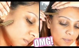 OMG ... I SHAVE MY WHOLE FACE!! │ SHAVING MY SIDEBURNS, PEACH FUZZ, MUSTACHE AND FOREHEAD!!