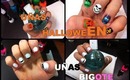 ✝✝ ☠ UÑAS HALLOWEEN & UÑAS BIGOTE ☠✝✝