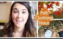 Fall Clothing Haul!