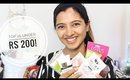 Budget Beauty #13: Top 15 Under Rs 200 _ Branded Beauty & Makeup Products | Nykaa Haul