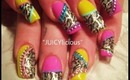 Juicylicious ~ im sexay and i know it: diva animal print robin moses nail art tutorial 528