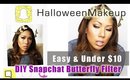 Halloween Makeup:  Snapchat Butterfly Filter - Easy and Under $10
