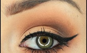 Warm, Matte Eyes Tutorial - Kat Von D Shade + Light Eye Palette