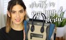 WHAT'S IN MY BAG & CELINE NANO LUGGAGE TOTE REVIEW | Lily Pebbles