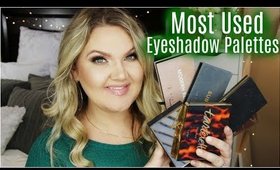 MOST USED 2017 | EYESHADOW PALETTES