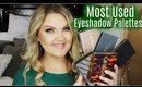 MOST USED 2017 | EYESHADOW PALETTES