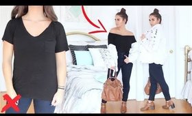 How to Make ANY BASIC OUTFIT LOOK GOOD | Fashion HACKS for girls !