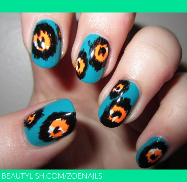 Ikat nails | Zoe F.'s (zoendout) Photo | Beautylish