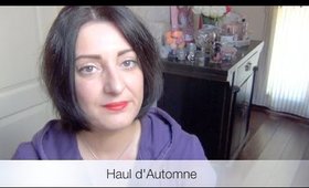 Haul d'Automne/Nathalie-BeautyOver40