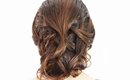 Low Soft Sweeping Curls Hollywood Style W/ Hair Padding