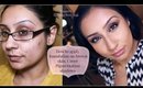 How to apply foundation to indian brown olive pigmented acne scar skin || Makeup With Raji