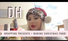 DAILY HAYLEY | Wrapping Presents + Making Christmas Food!