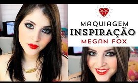 MEGAN FOX Maquiagem Inspirada | Sehziinha