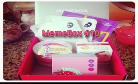 ★ Memebox #10 Facial Uboxing ★