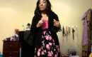 Outfit of the day: Flower dress with light weight blazer