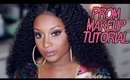 Makeup Tutorial | Soft Cut Crease Glitter Smokey for Prom | Makeupd0ll