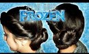 Frozen Elsa's Coronation Twisted Up-Do Hairstyle Tutorial