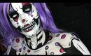 Clown Skull Halloween Makeup Tutorial
