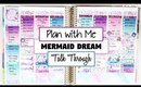 Plan With Me [Talk Through] | Mermaid Dreams (Erin Condren Vertical)