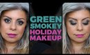 Holiday Green Smokey Makeup Tutorial 2015