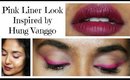 Pink Liner Makeup Look Inspired by Hung Vanngo - Summer Beach Party Look