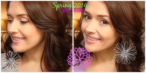 I used BH Cosmetics Special Occassion Palette to create a light and flirty spring look