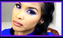 Intense Blue and Purple Makeup Tutorial - BeautyMuseMakeup