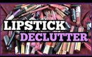Lipstick Declutter and Swatches | Decluttering My Lipstick Collection 2018