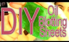 DIY OIL BLOTTING SHEETS! ♡