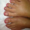 look at Lauren's toes babessss 