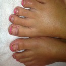look at Lauren's toes babessss 