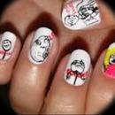 cool comic nails